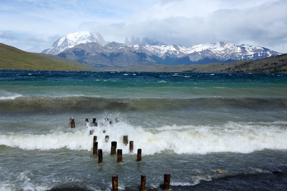 Lago Azul in Torres del Paine, Chile
