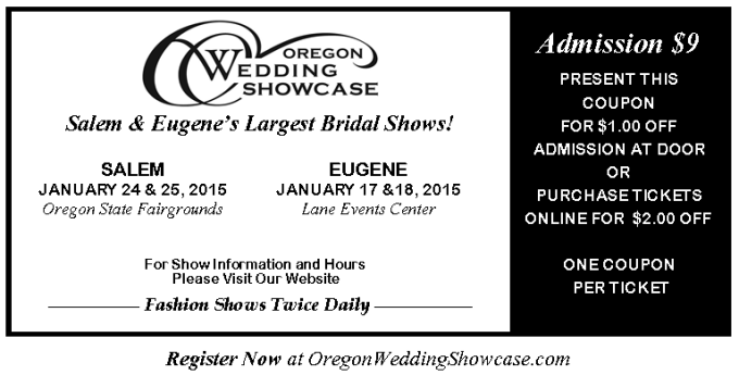 Oregon Wedding Showcase Coupon