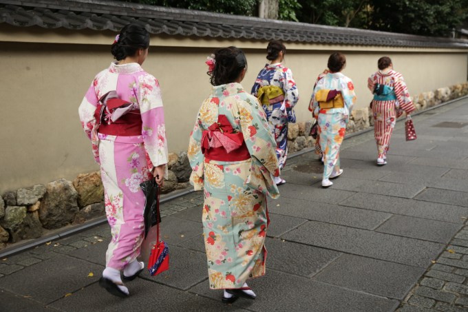 Kimono crowd